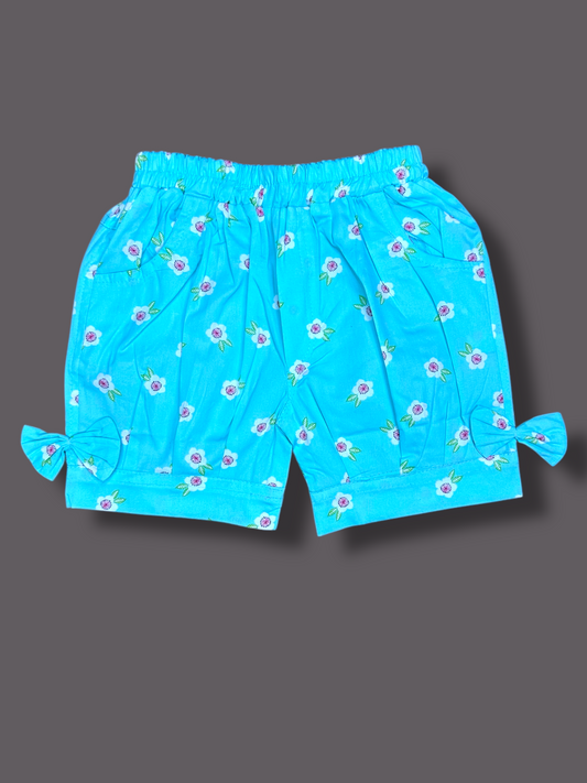 Bow Cotton Shorts